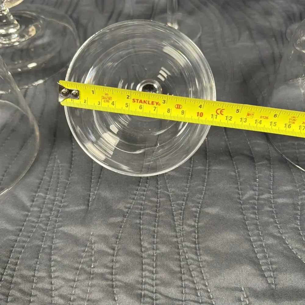 Set of 3 Clear Glass Pedestal Cake Stands w/ Domed Lids Cloches 8